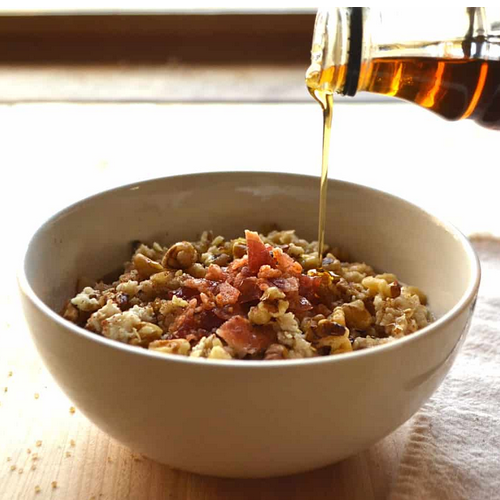 Bacon With Quaker Oats